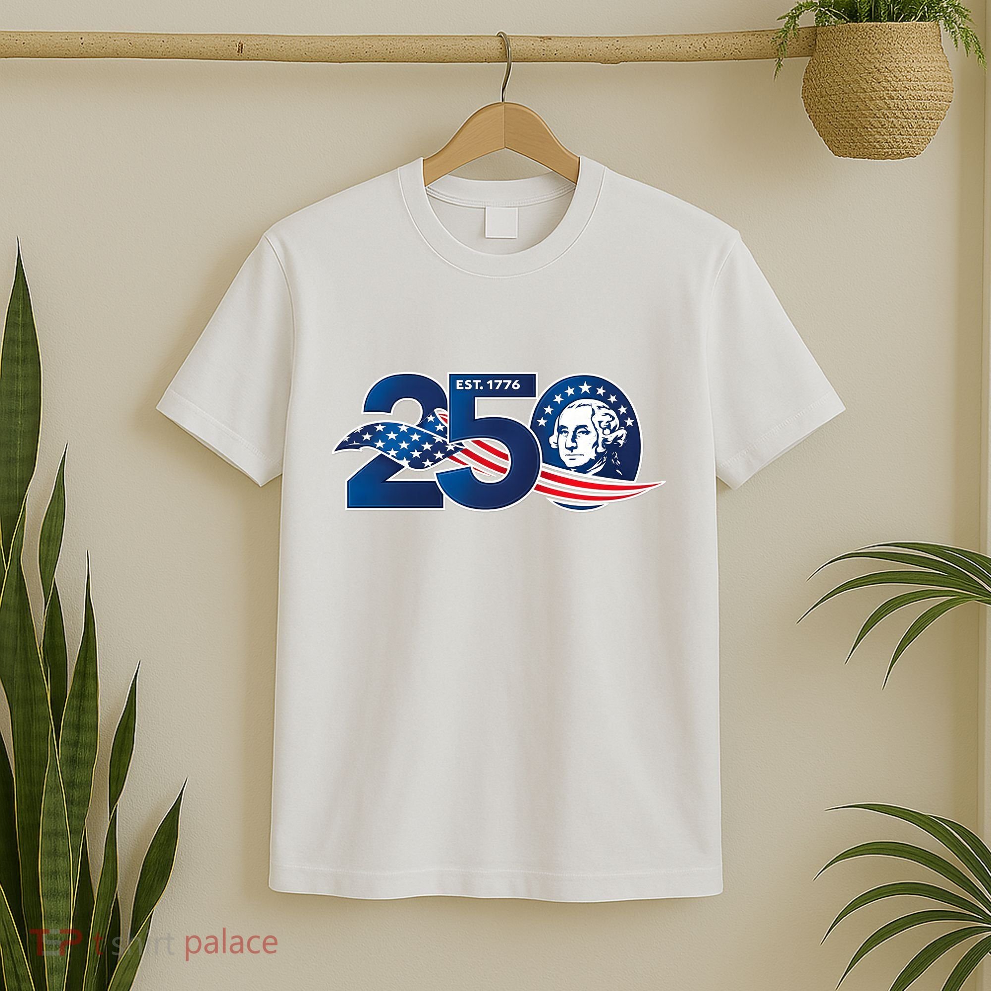 250 Years America 250th Anniversary Patriotic Est 1776 T-Shirt