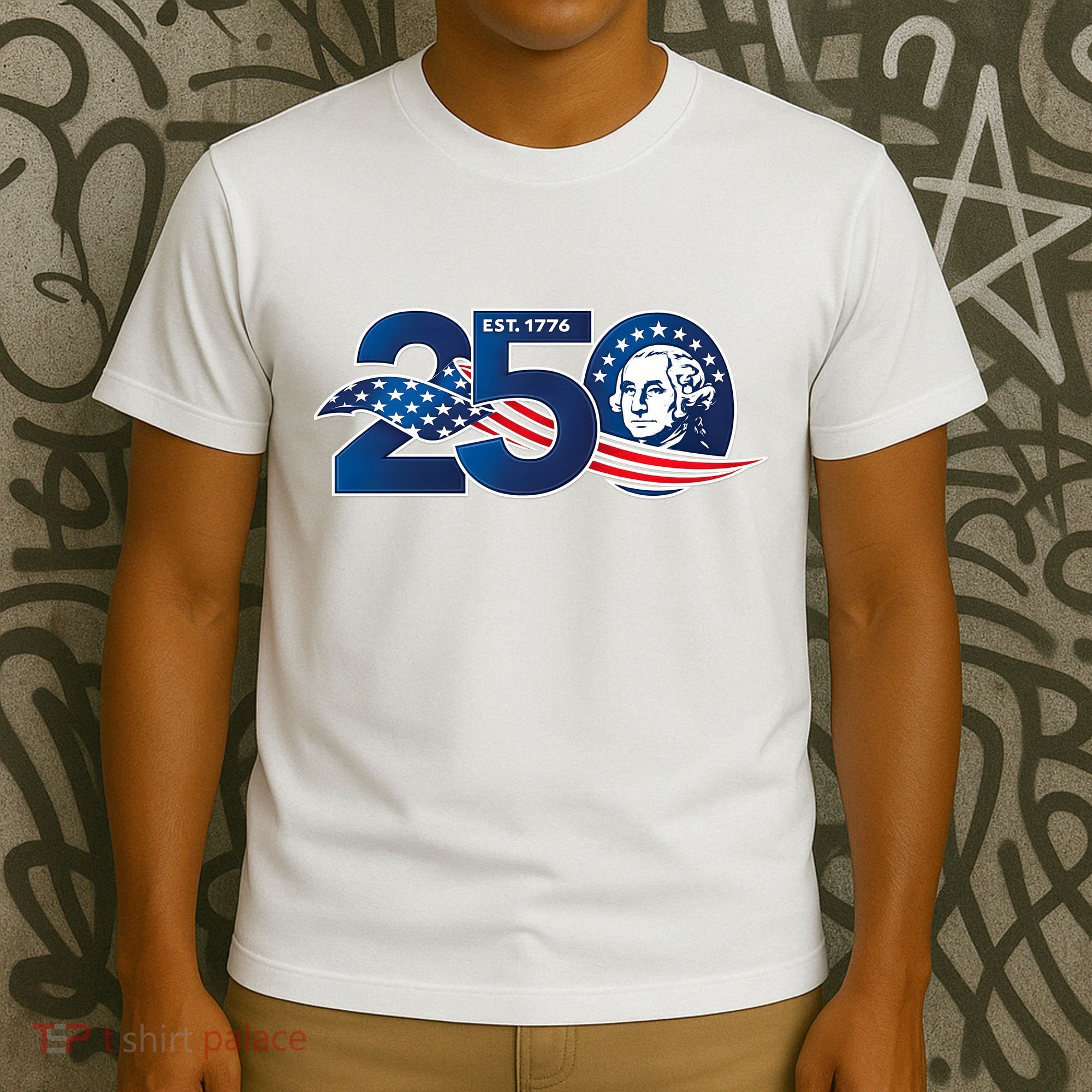 250 Years America 250th Anniversary Patriotic Est 1776 T-Shirt
