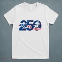 250 Years America 250th Anniversary Patriotic Est 1776 T-Shirt thumb 5