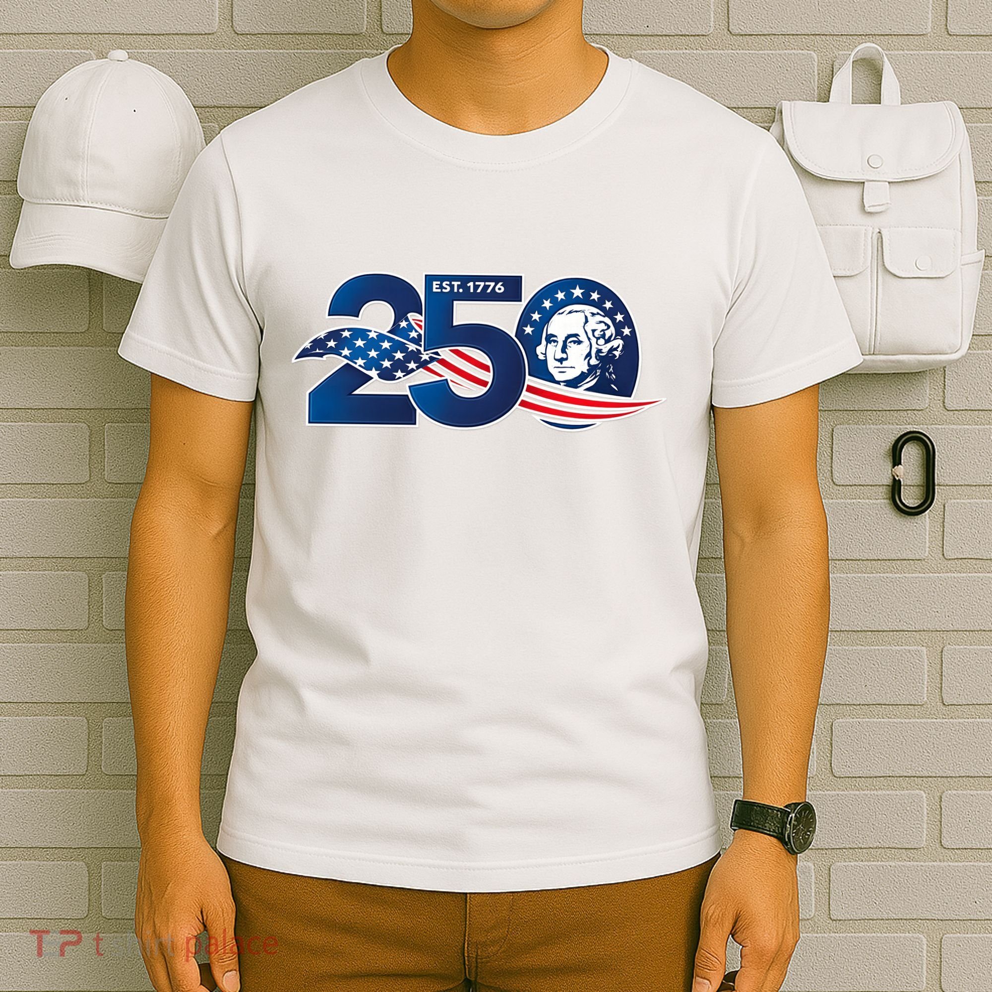 250 Years America 250th Anniversary Patriotic Est 1776 T-Shirt