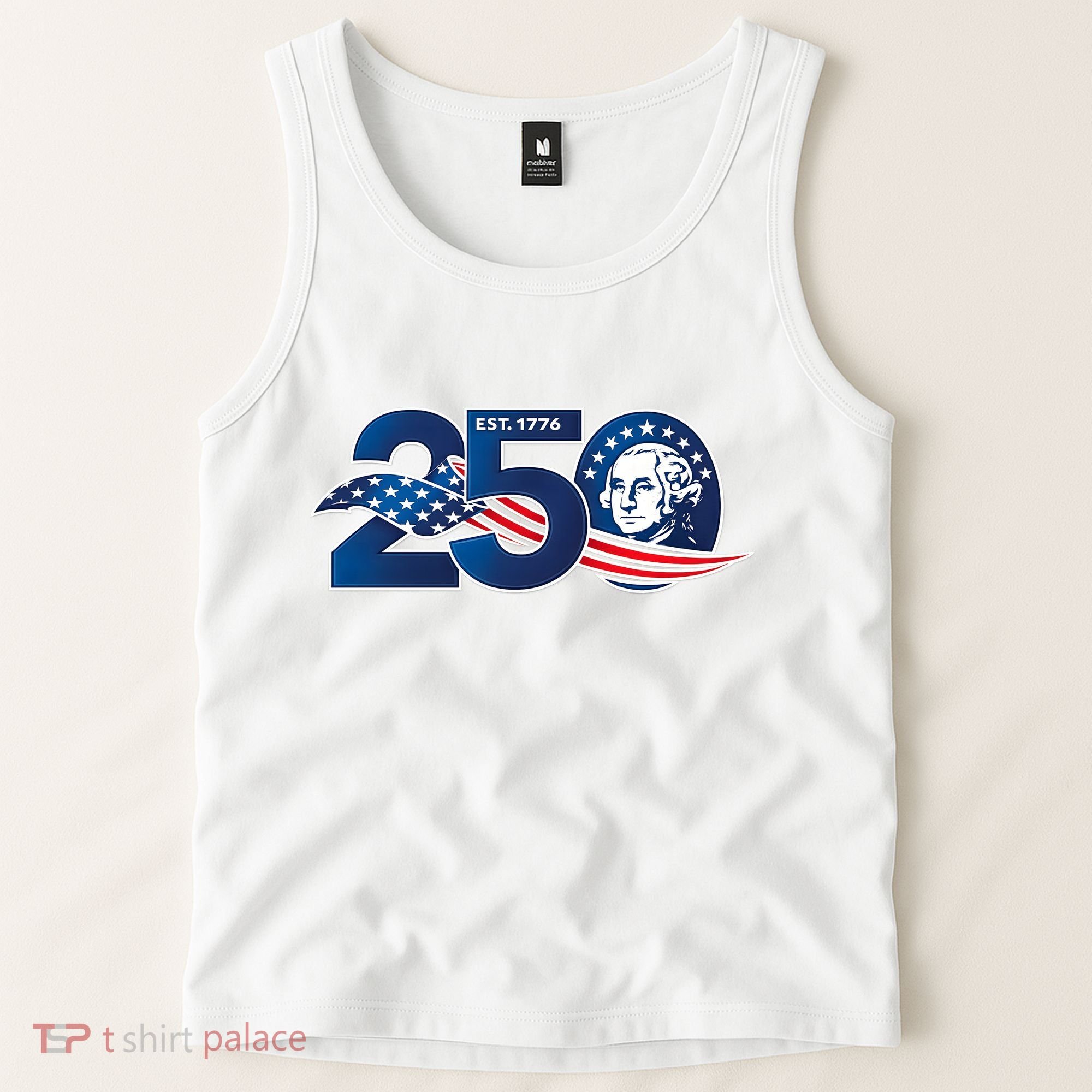 250 Years America 250th Anniversary Patriotic Est 1776 Tank Top