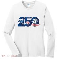 250 Years America 250th Anniversary Patriotic Est 1776 Women's Long Sleeve Shirt thumb 0