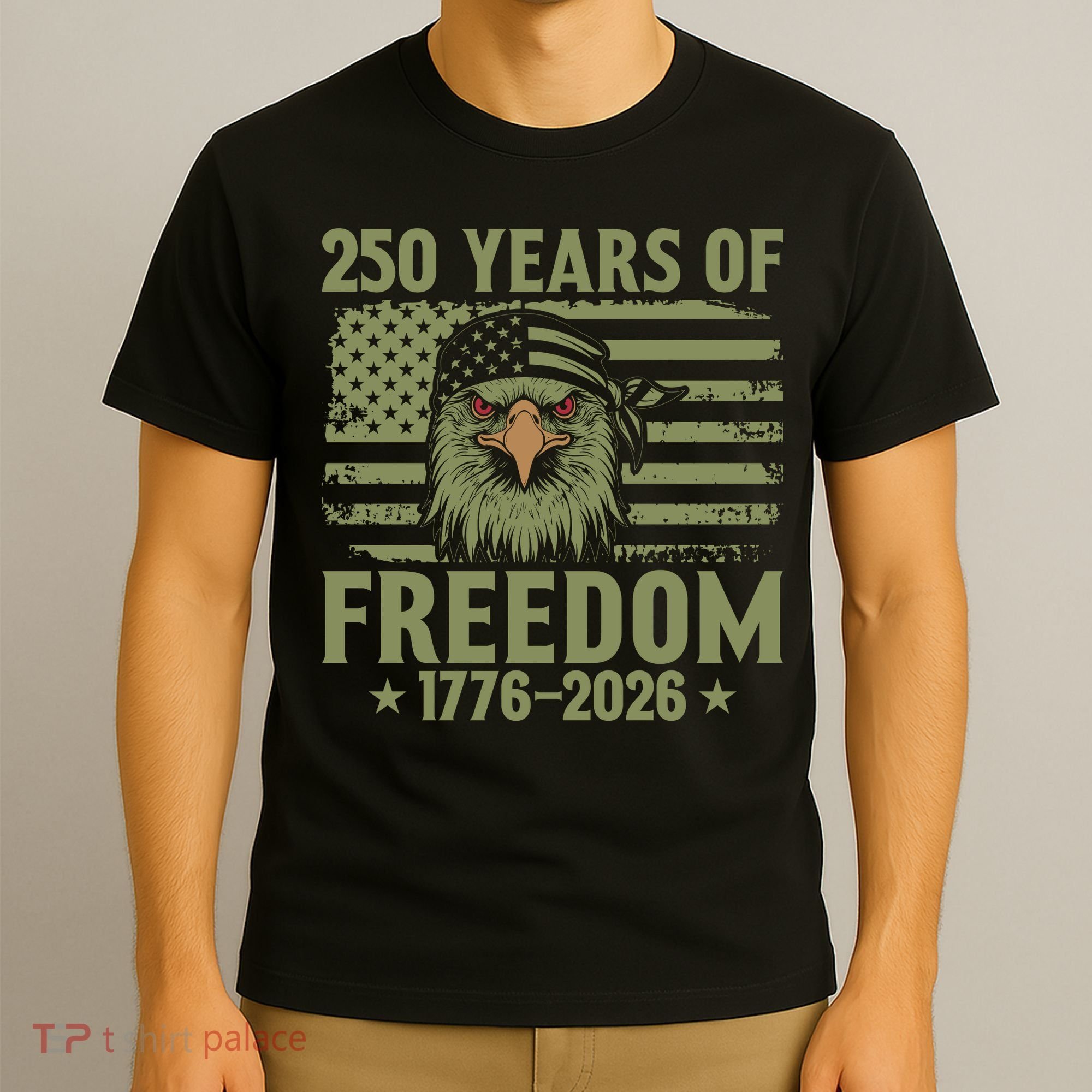 250 Years America 250th American Anniversary Freedom 1776-2026 T-Shirt
