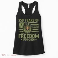 250 Years America 250th American Anniversary Freedom 1776-2026 Women's Tank Top thumb 0
