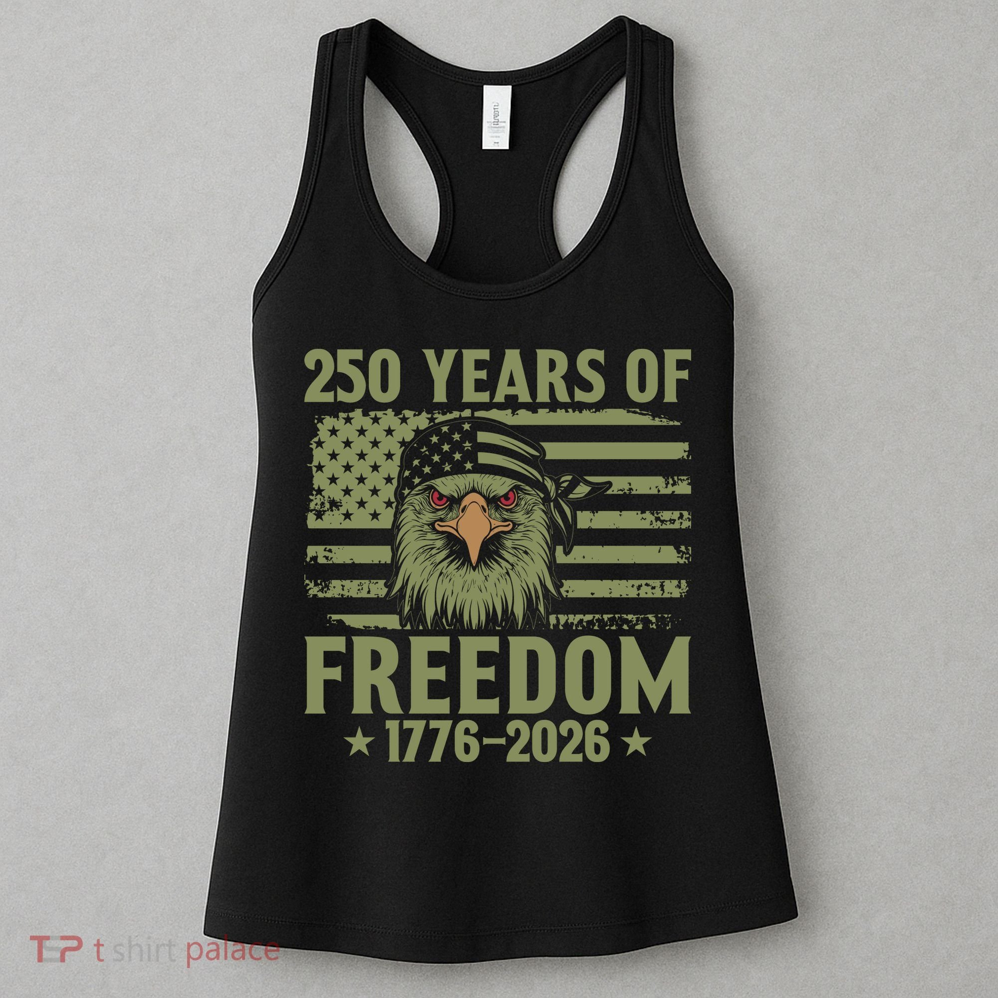 250 Years America 250th American Anniversary Freedom 1776-2026 Women's Tank Top