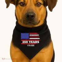 250 Years American 1776-2026 USA-Made Doggie Bandana thumb 1