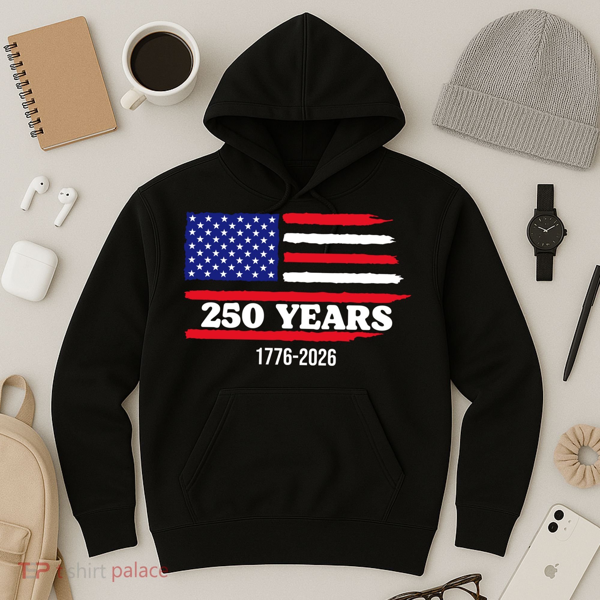 250 Years American 1776-2026 Hoodie