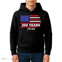 250 Years American 1776-2026 Kids Hoodie thumb 4