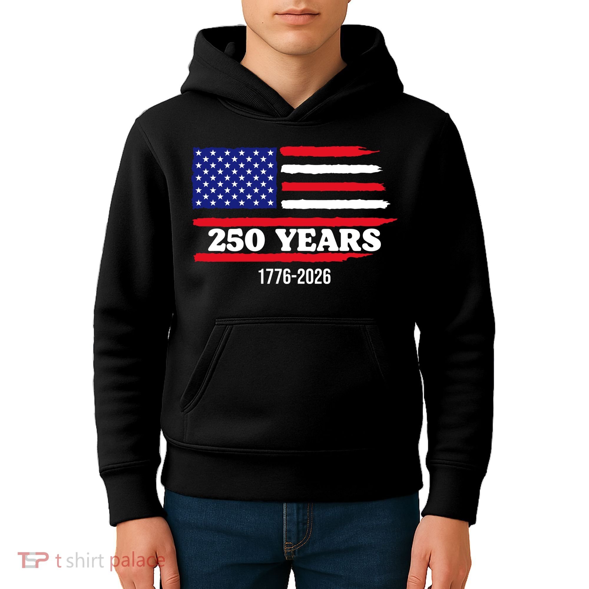 250 Years American 1776-2026 Kids Hoodie