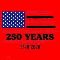 250 Years American 1776-2026 Santa Hat thumb 1