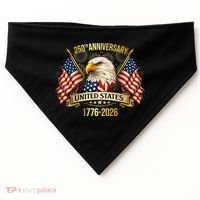 250 Years American Anniversary 1776-2026 USA-Made Doggie Bandana thumb 0