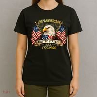 250 Years American Anniversary 1776-2026 T-Shirt thumb 4