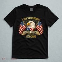 250 Years American Anniversary 1776-2026 T-Shirt thumb 5