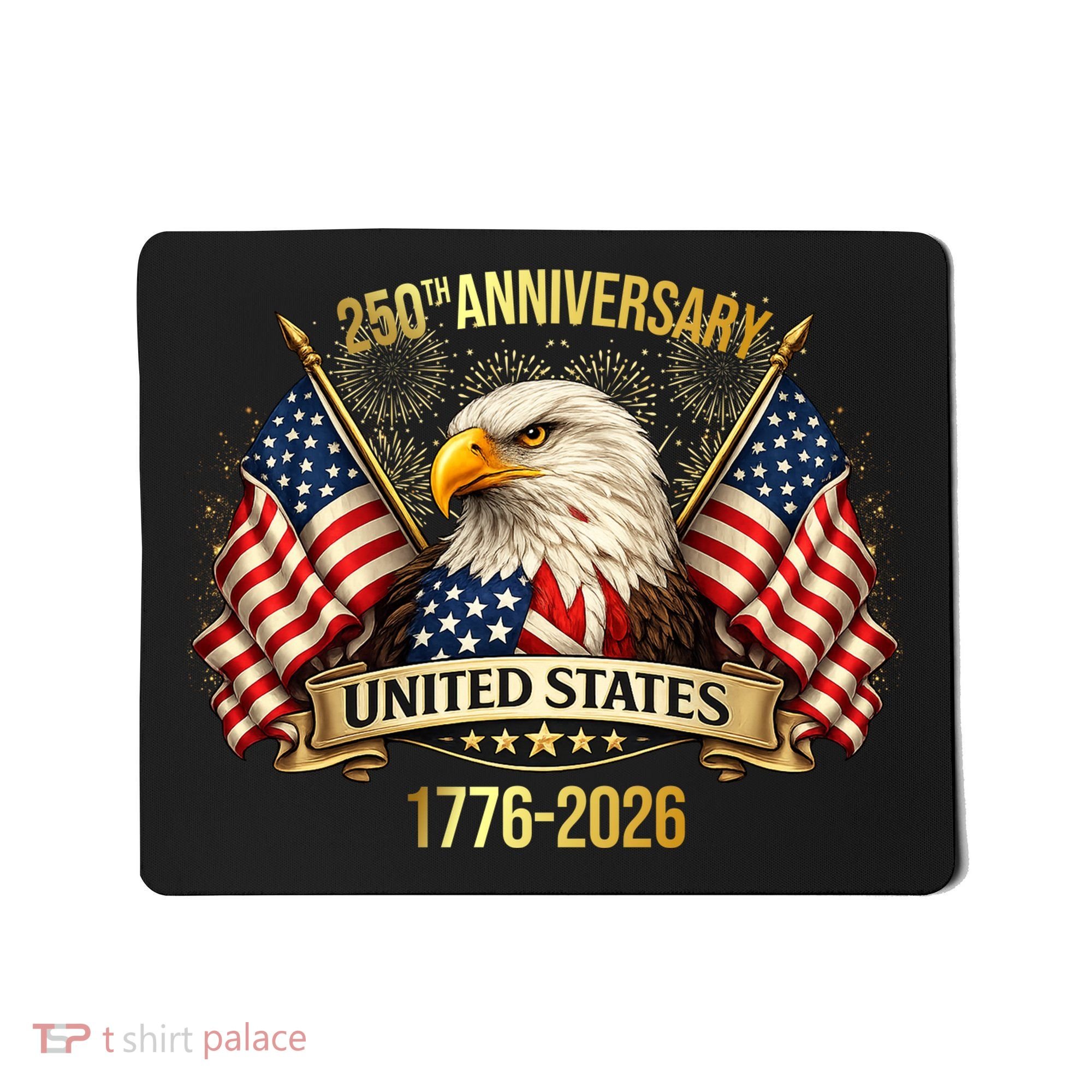 250 Years American Anniversary 1776-2026 Mousepad