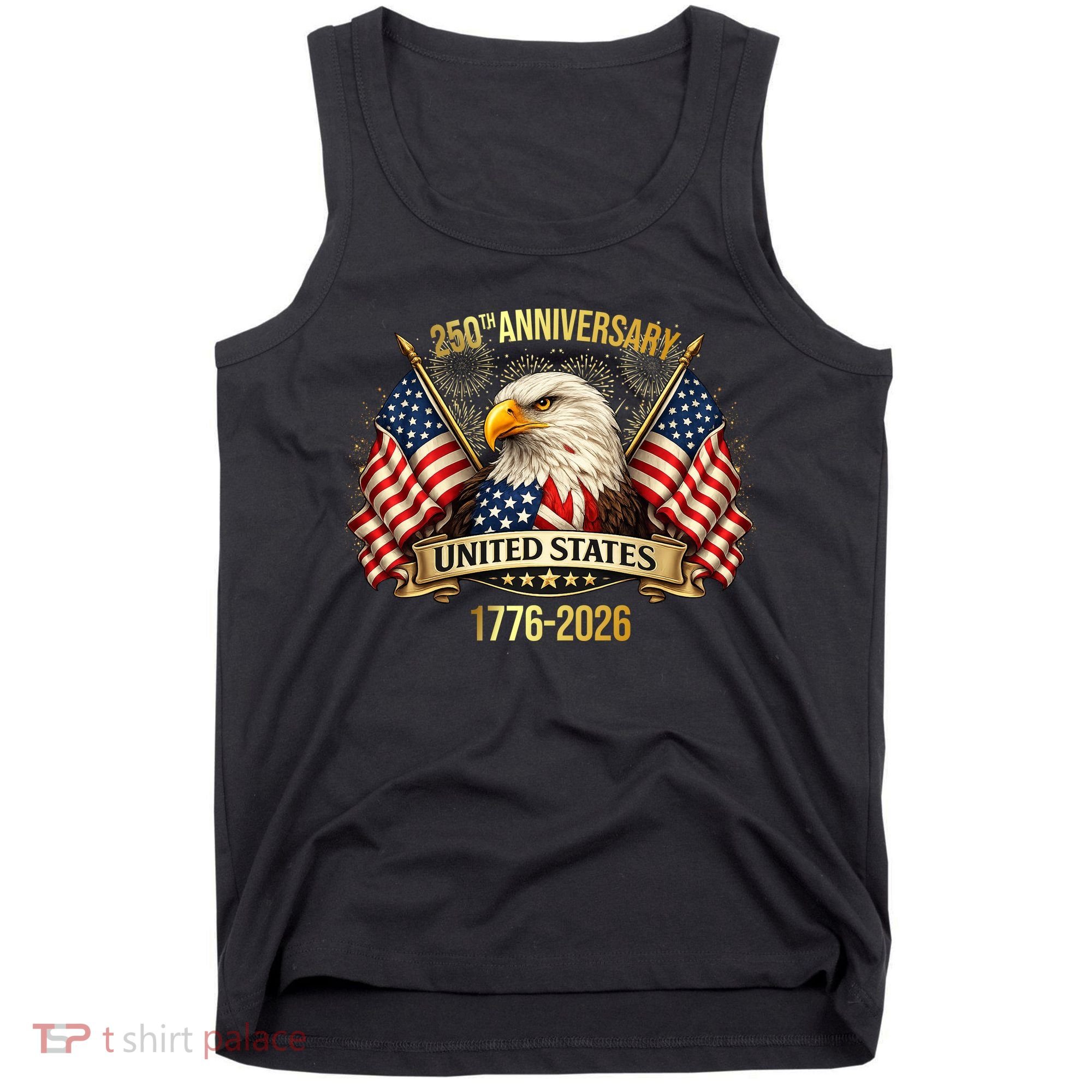 250 Years American Anniversary 1776-2026 Tank Top