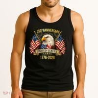 250 Years American Anniversary 1776-2026 Tank Top thumb 3