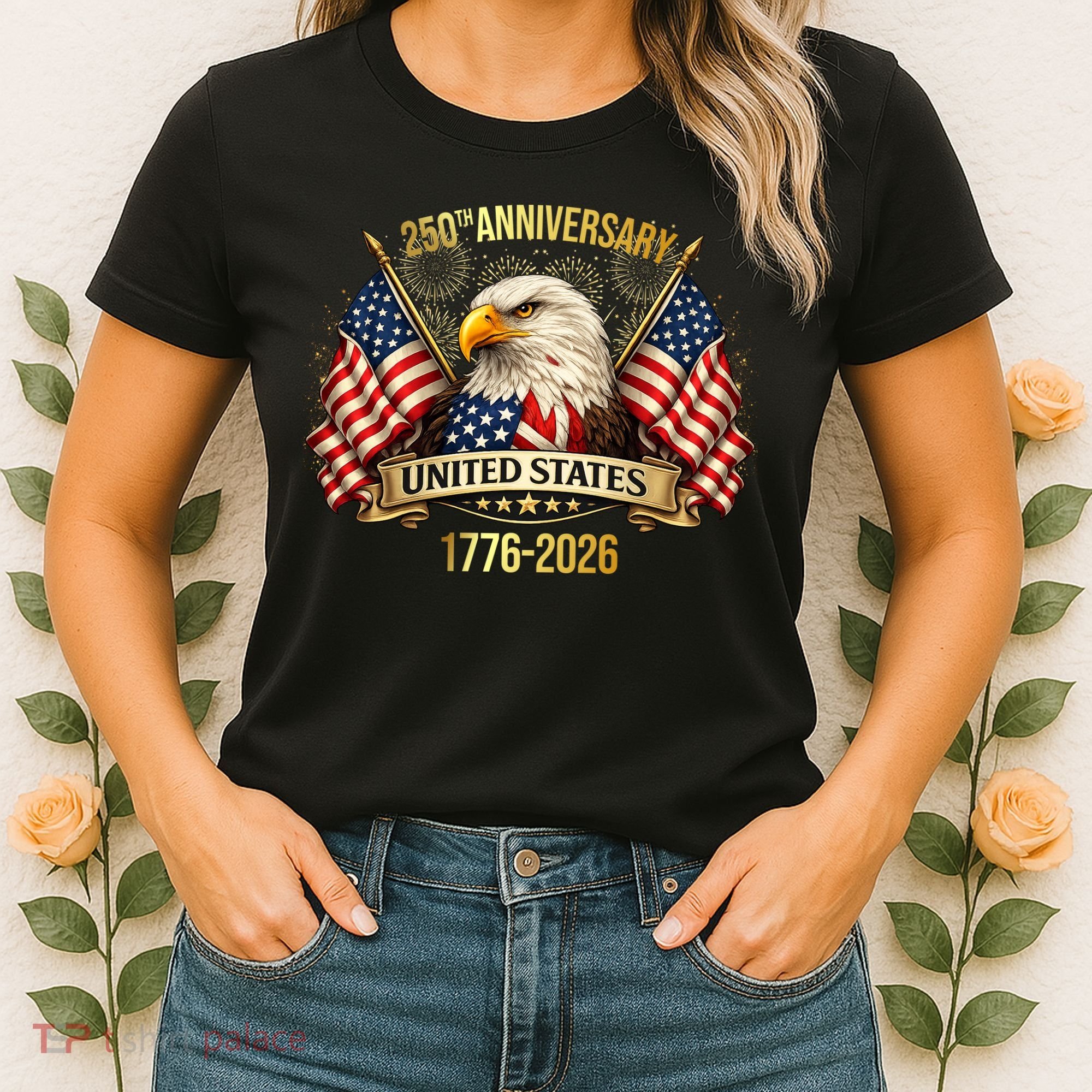 250 Years American Anniversary 1776-2026 Women's T-Shirt