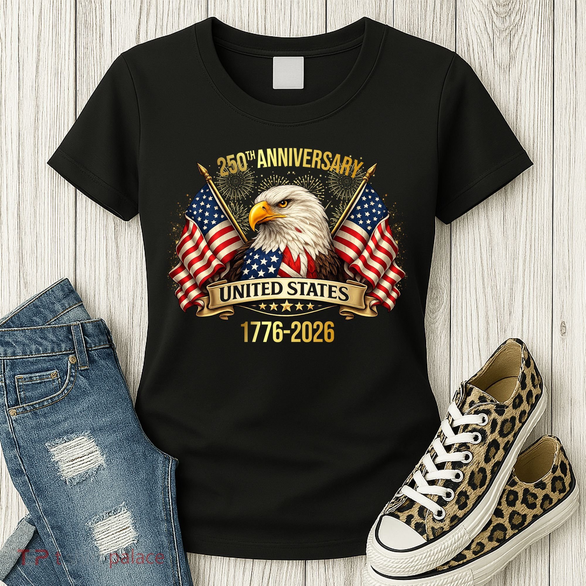 250 Years American Anniversary 1776-2026 Women's T-Shirt