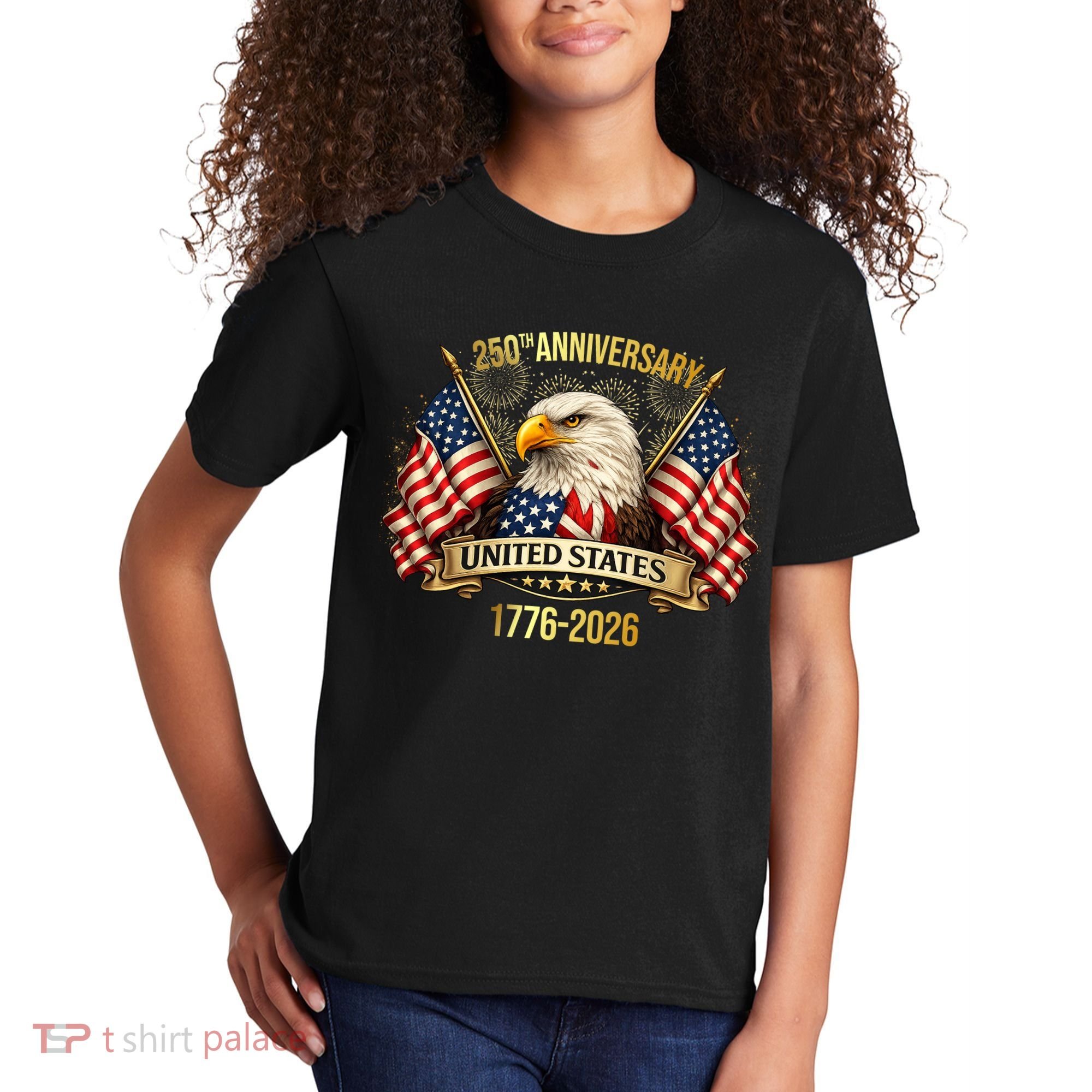 250 Years American Anniversary 1776-2026 Kids T-Shirt