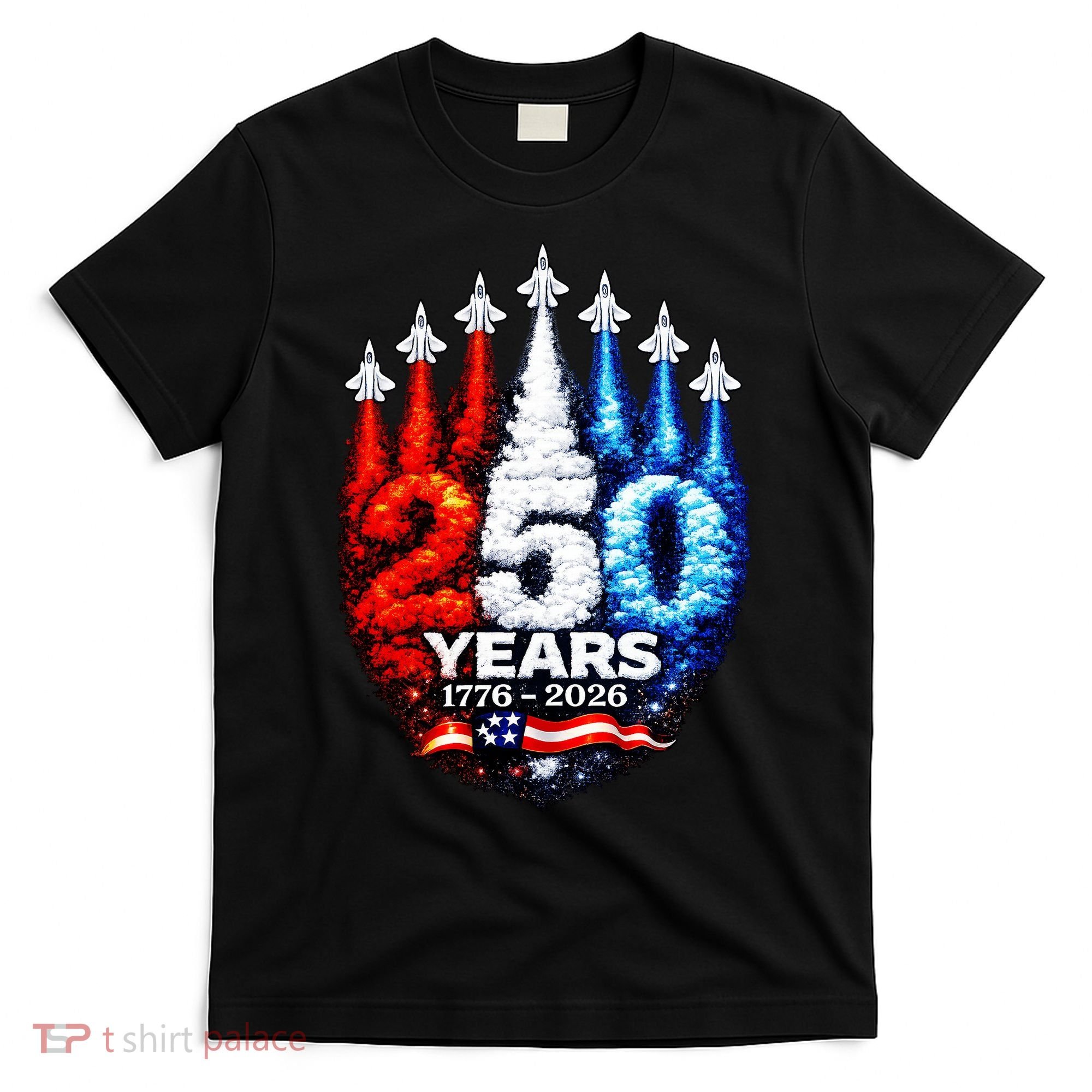 250 Years American 1776 2026 250th Anniversary USA Patriotic T-Shirt