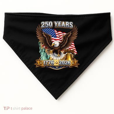 250 Years American 250th Anniversary USA-Made Doggie Bandana