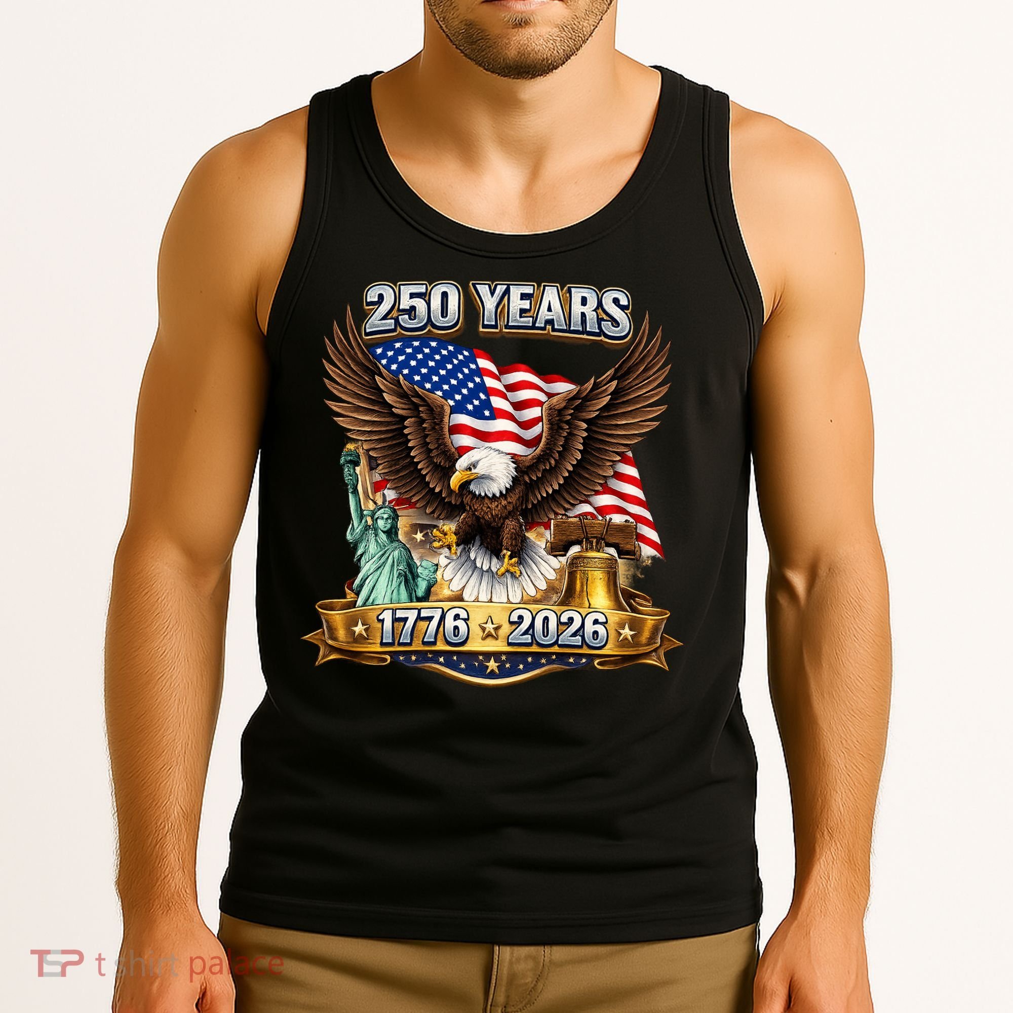 250 Years American 250th Anniversary Tank Top
