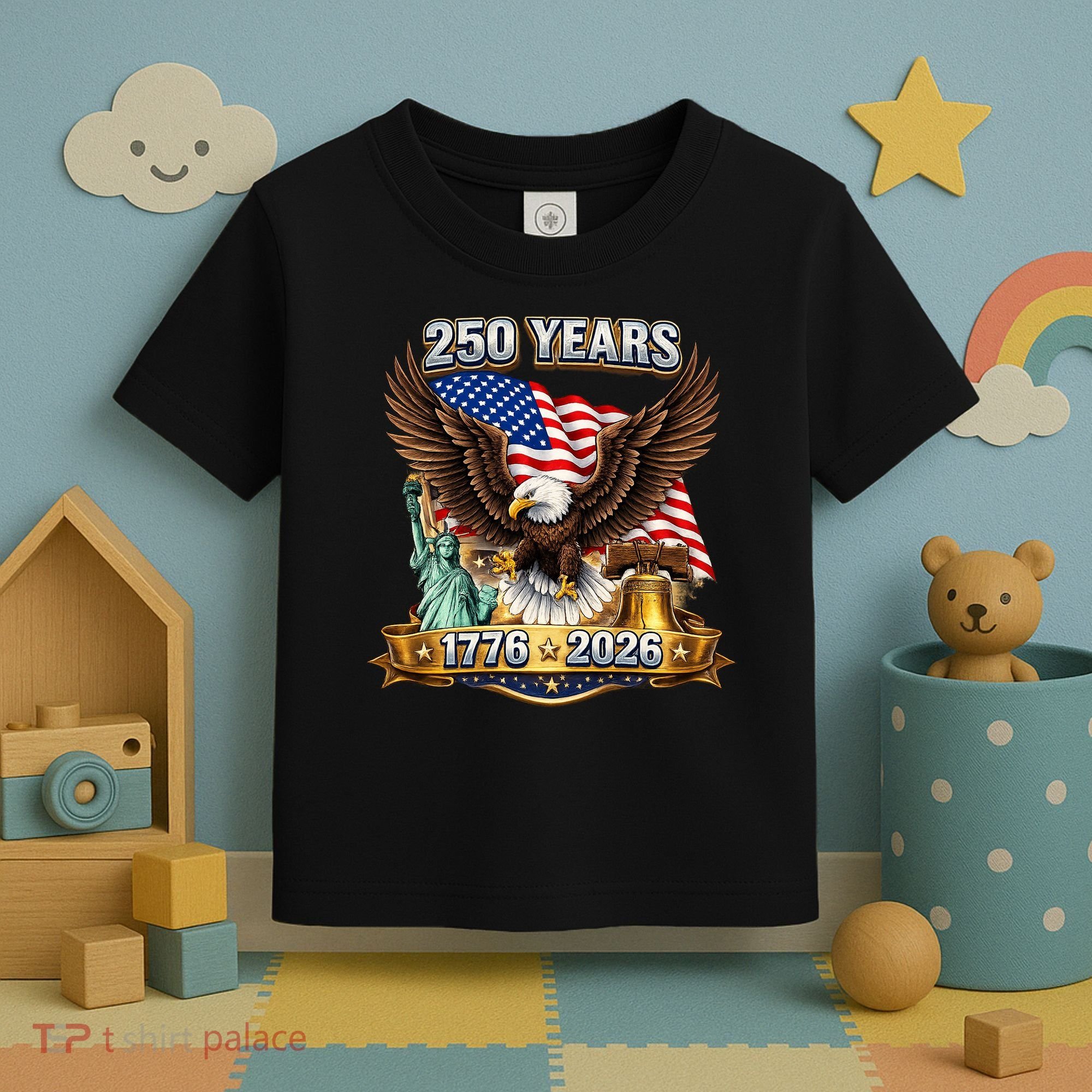 250 Years American 250th Anniversary Toddler T-Shirt