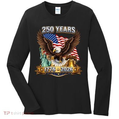 250 Years American 250th Anniversary Women's Long Sleeve Shirt