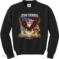 250 Years American 250th Anniversary Kids Sweatshirt thumb 0