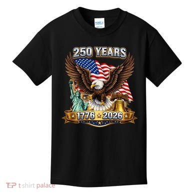 250 Years American 250th Anniversary Kids T-Shirt