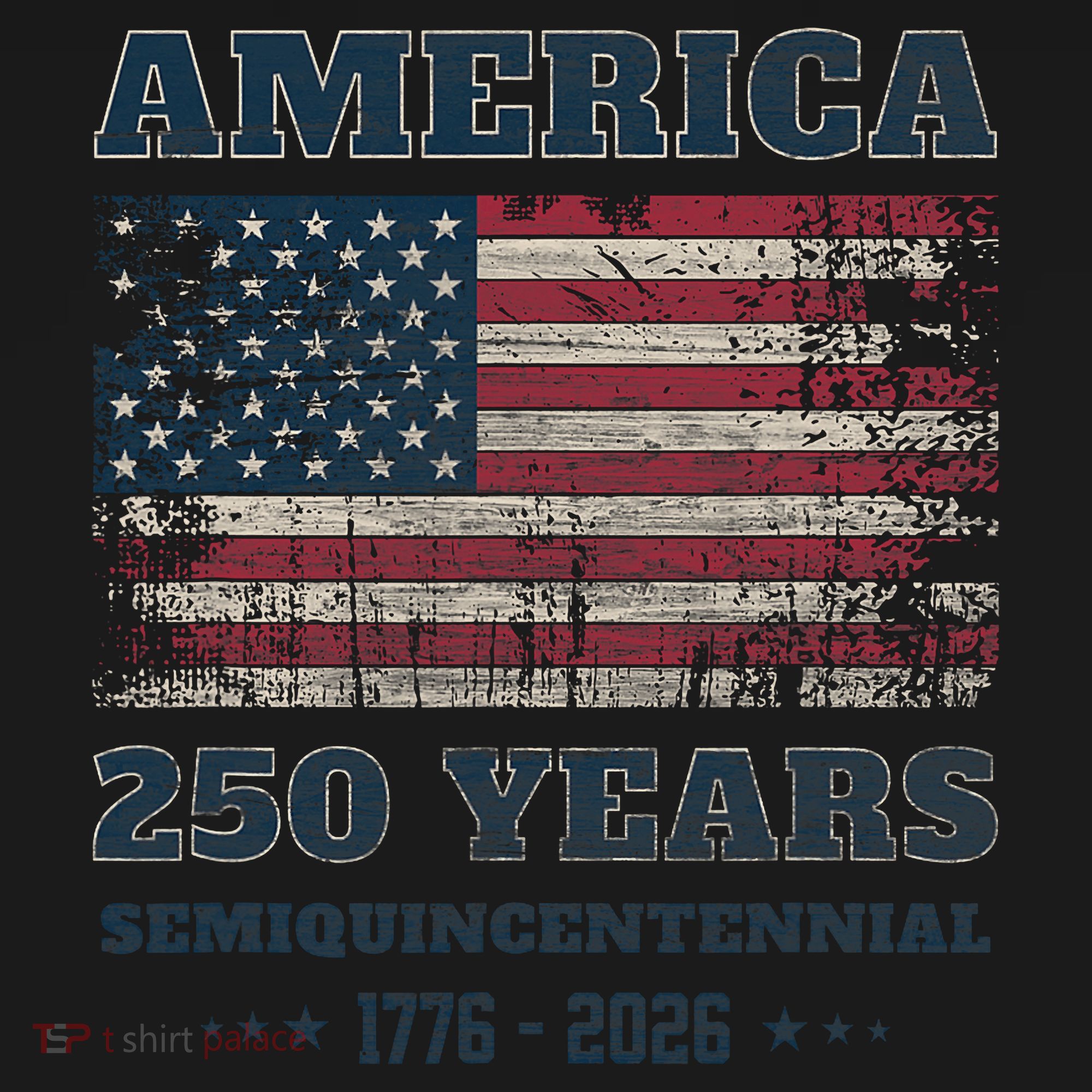250 Years America Anniversary Grunge Flag USA Backpack