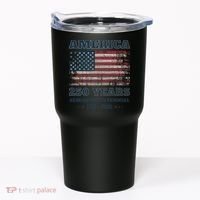 250 Years America Anniversary Grunge Flag USA Tumbler thumb 0