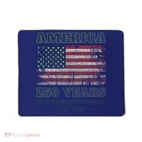250 Years America Anniversary Grunge Flag USA Mousepad thumb 0