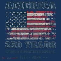 250 Years America Anniversary Grunge Flag USA Women's T-Shirt thumb 6