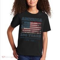 250 Years America Anniversary Grunge Flag USA Kids T-Shirt thumb 2