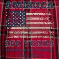 250 Years America Anniversary Grunge Flag USA Men's Flannel Plaid Pajama Pants thumb 2