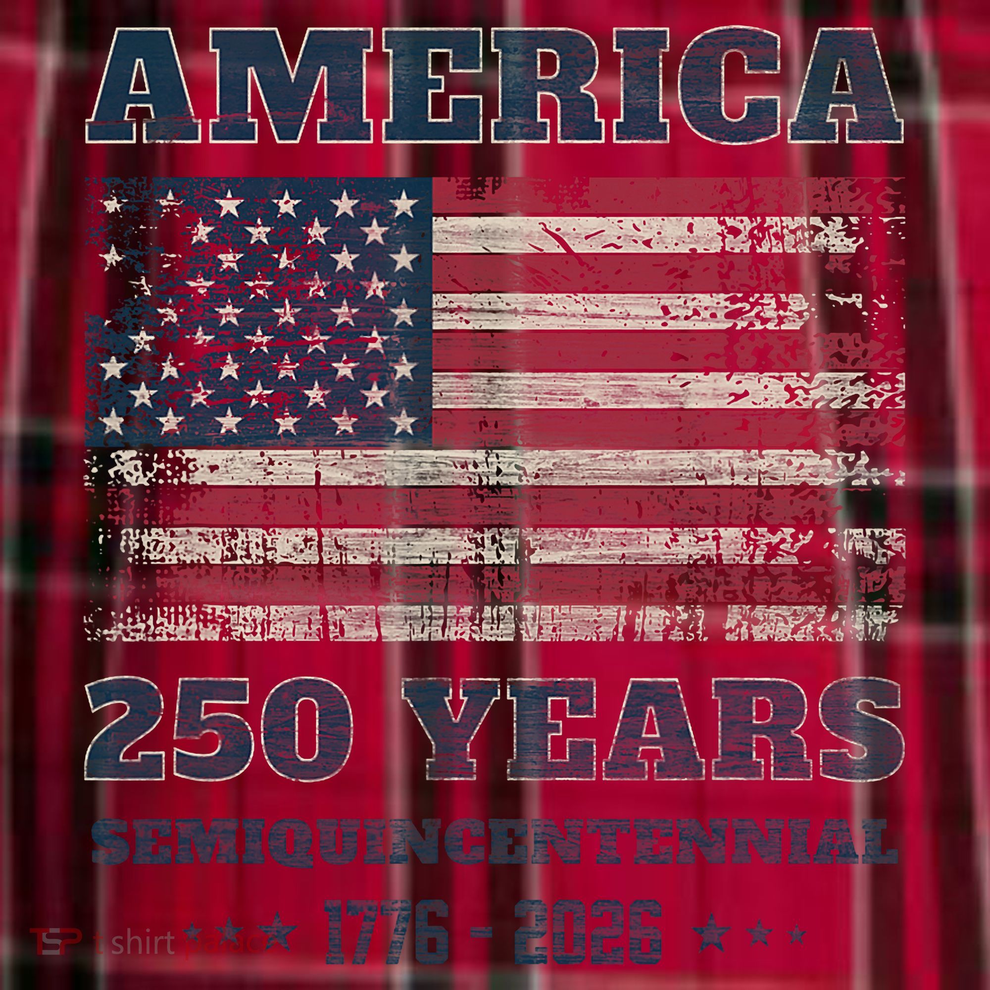 250 Years America Anniversary Grunge Flag USA Men's Flannel Plaid Pajama Pants