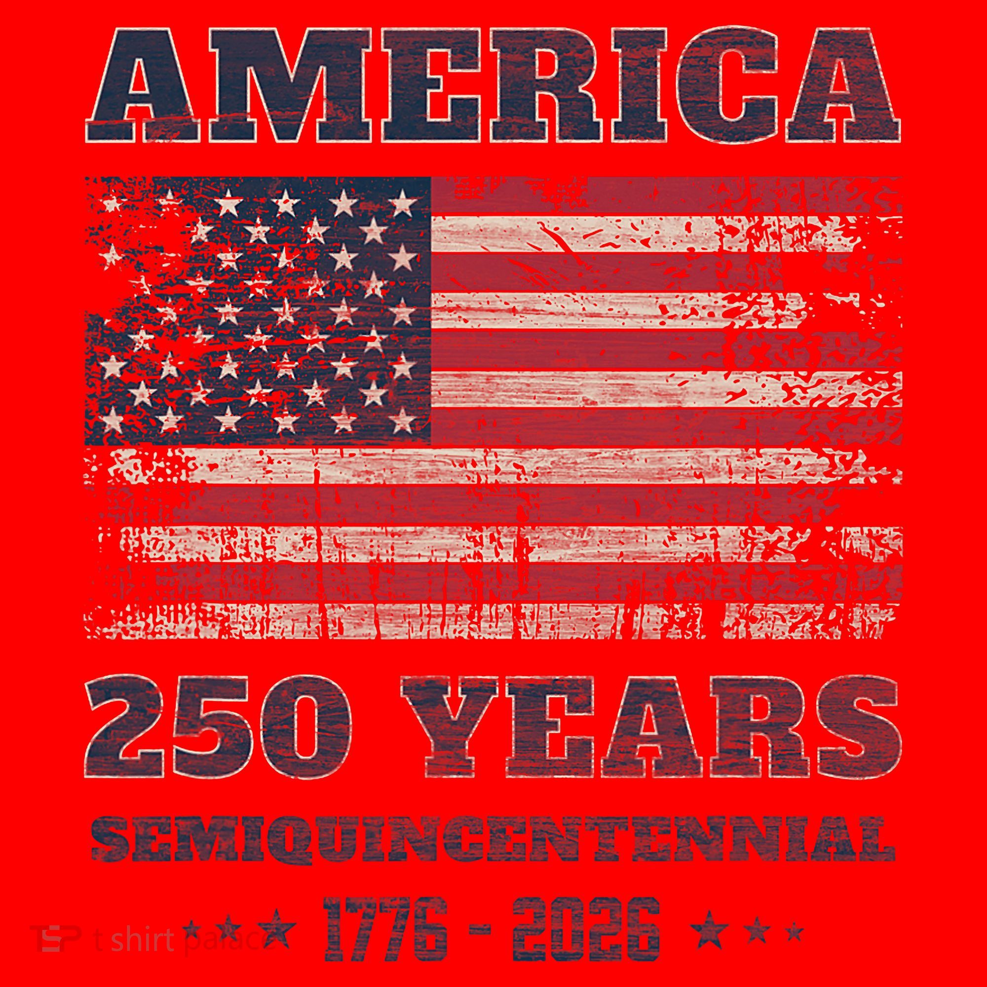 250 Years America Anniversary Grunge Flag USA Santa Hat
