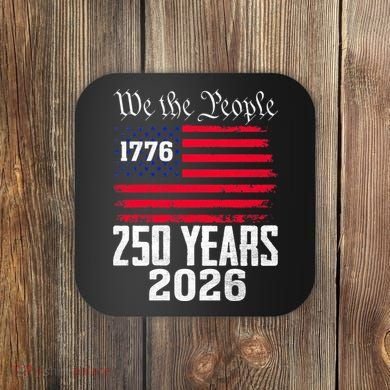 250 Years American 250th Anniversary USA Coaster