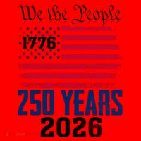 250 Years American 250th Anniversary USA Santa Hat thumb 1