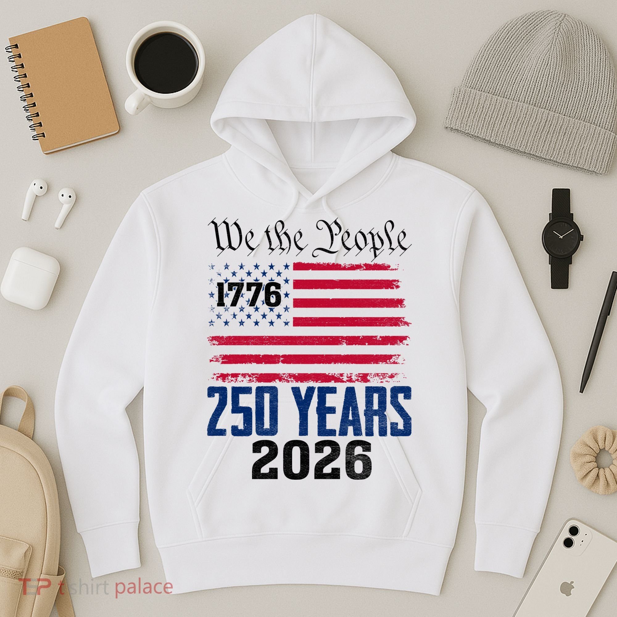 250 Years American 250th Anniversary USA Hoodie