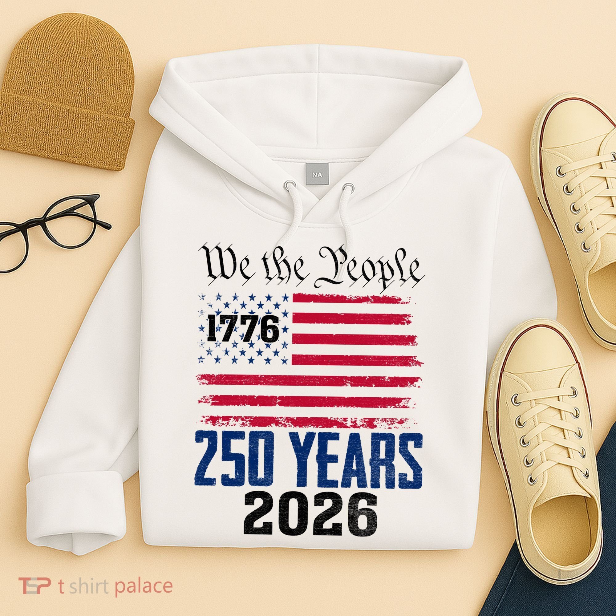 250 Years American 250th Anniversary USA Hoodie