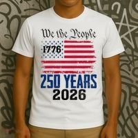 250 Years American 250th Anniversary USA T-Shirt thumb 3