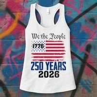 250 Years American 250th Anniversary USA Women's Tank Top thumb 3