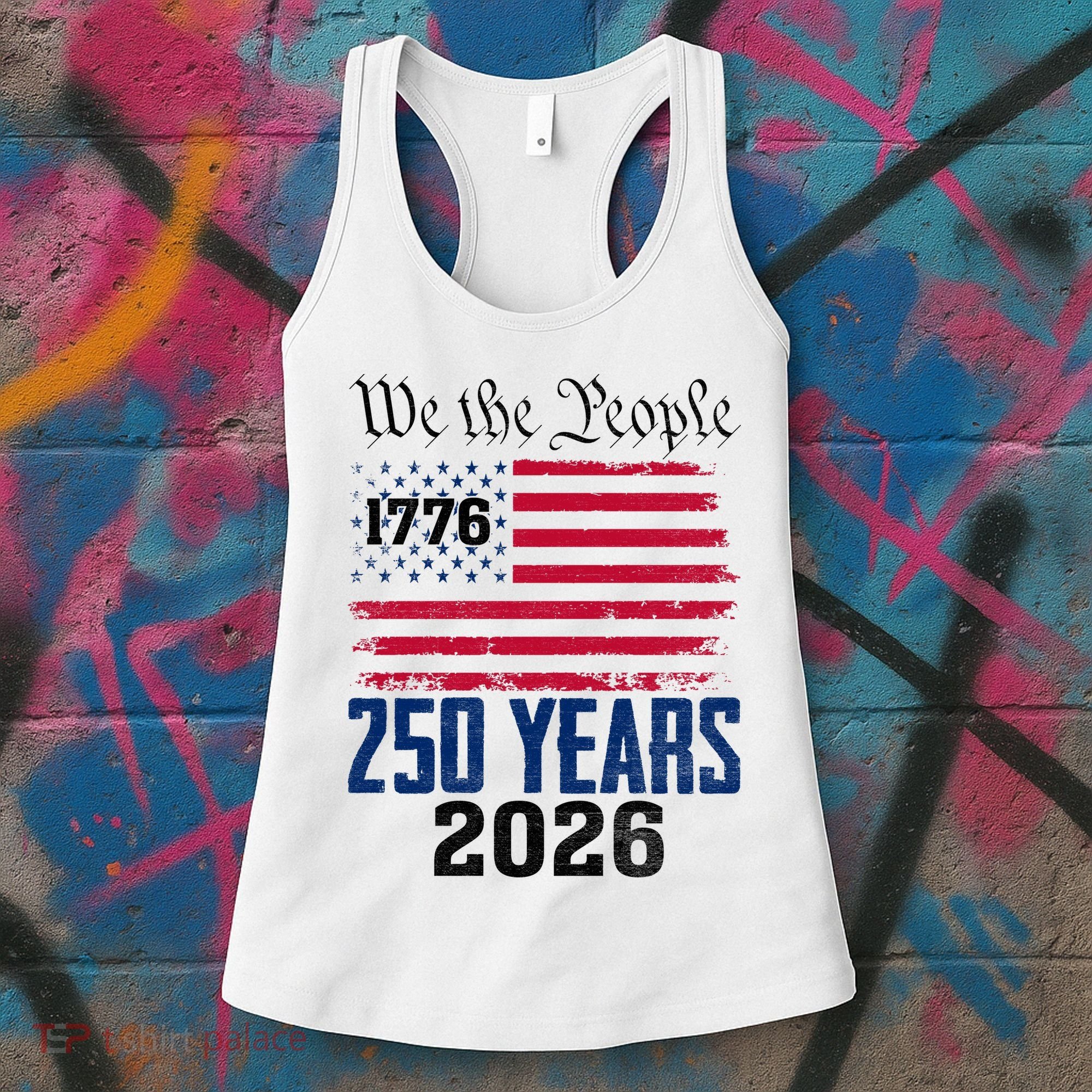 250 Years American 250th Anniversary USA Women's Tank Top