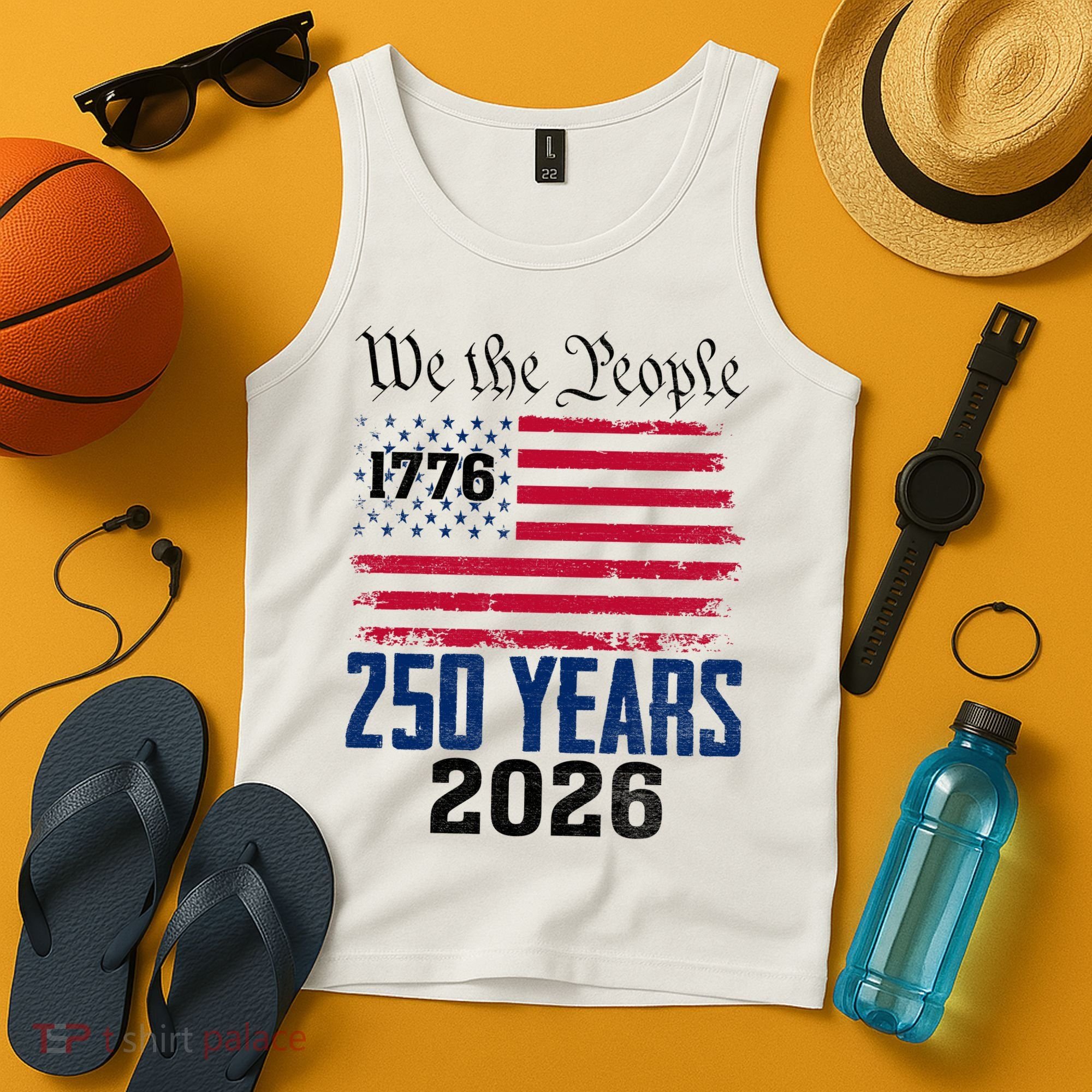 250 Years American 250th Anniversary USA Tank Top