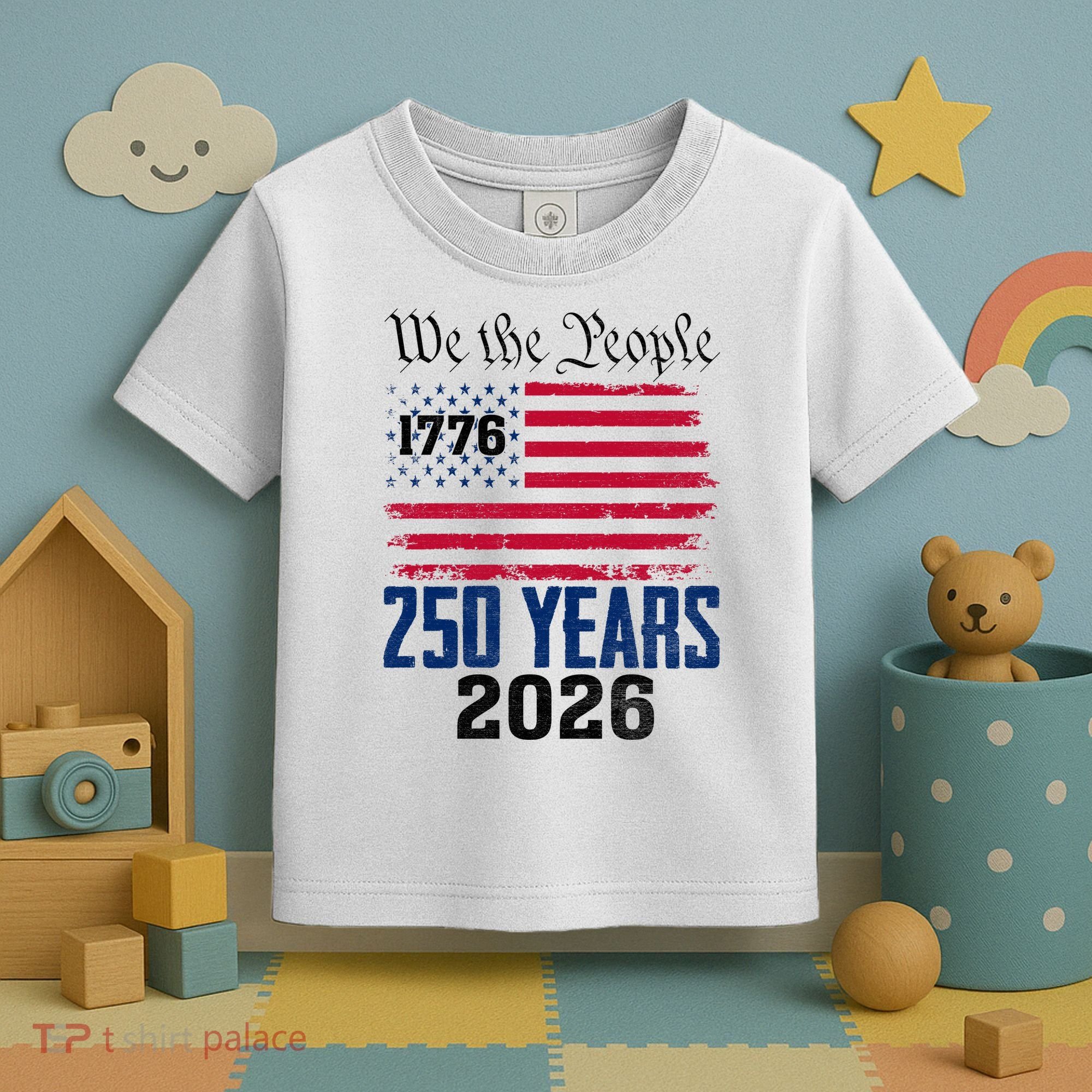 250 Years American 250th Anniversary USA Toddler T-Shirt