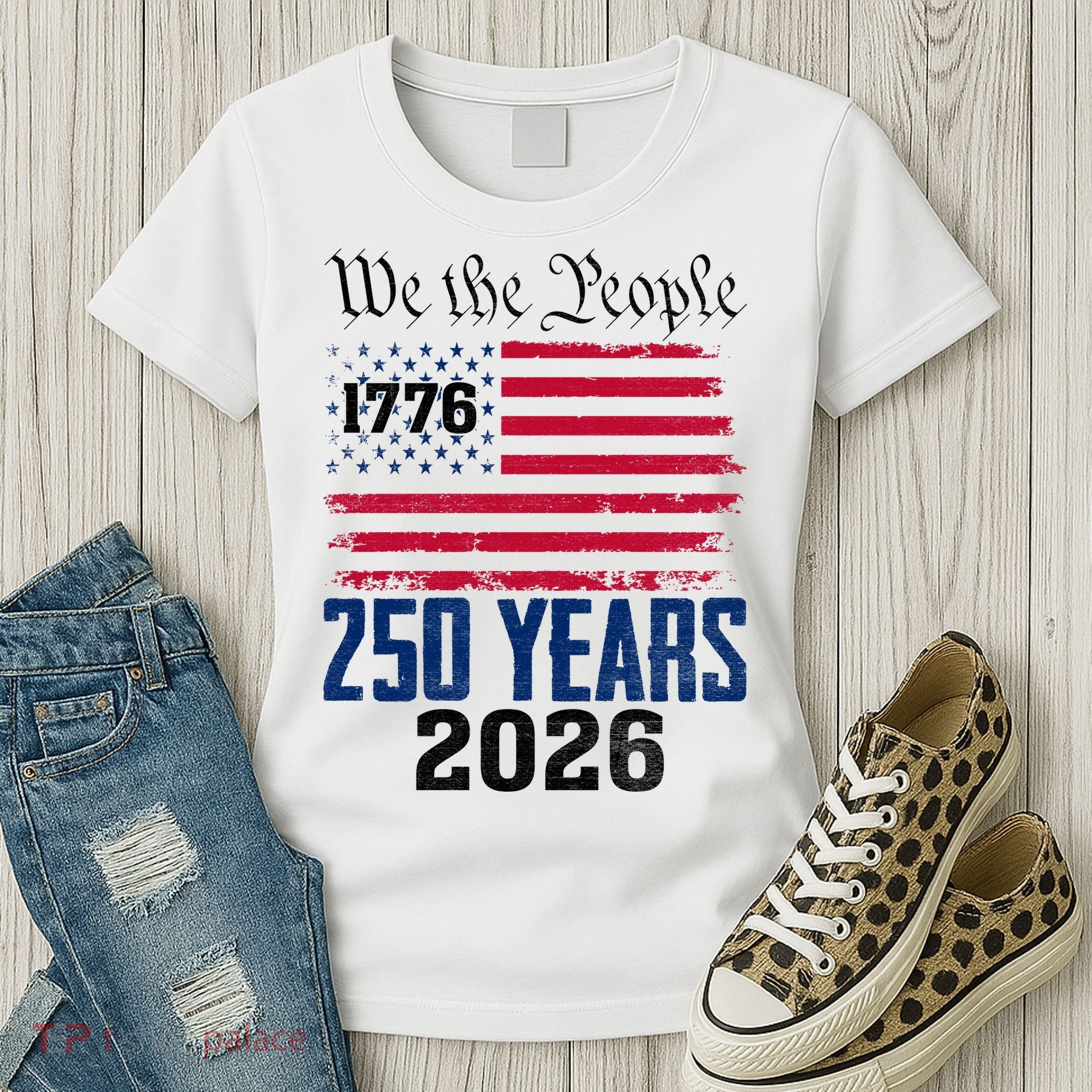 250 Years American 250th Anniversary USA Women's T-Shirt