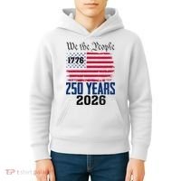 250 Years American 250th Anniversary USA Kids Hoodie thumb 4