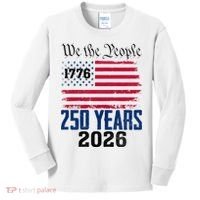 250 Years American 250th Anniversary USA Kids Long Sleeve Shirt thumb 0